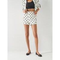 Adidas Originals Women'S Polka Dot Sprinter Shorts - White