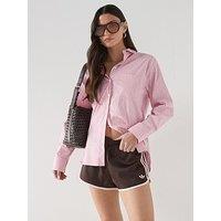 Adidas Originals Women'S 3 Stripes Sprinter Shorts - Brown