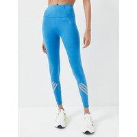 Adidas Women'S Running Adi365 Iconic Stripes Tights - Blue