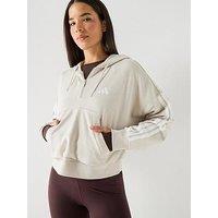 Adidas Sportswear Womens Essentials French Terry Zip Hoodie - Beige