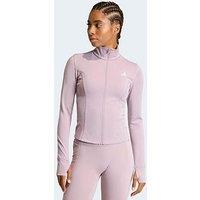 Adidas Womens Training Workout Essentials Jacket-Brown