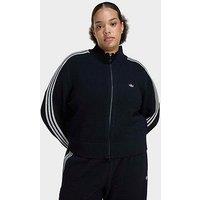 Adidas Originals Women'S Knitted Crochet Firebird Track Top - Black