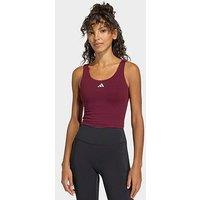 Adidas Women'S Training 3 Stripe Tank- Maroon