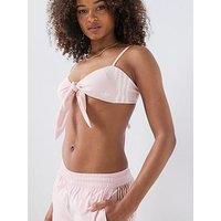 Adidas Originals Women'S Knot Bralet - Pink