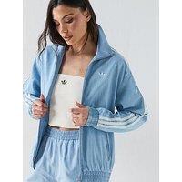 Adidas Originals Women'S Denim Fire Bird Tracksuit Top - Blue
