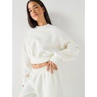 Adidas Sportswear Women'S Soft Lux Loose Sweatshirt - White