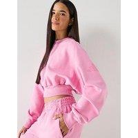 Adidas Sportswear Women'S Soft Lux Loose Sweatshirt - Pink