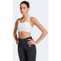 Adidas Women'S Training Workout Essentials Medium Support Bra - White