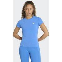 Adidas Womens Training Workout Essentials Tee-Blue