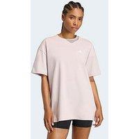 Adidas Womens Training Workout Essentials Tee-Brown