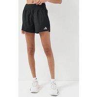 Adidas Women'S Running Breezy 4 Inch Shorts - Black