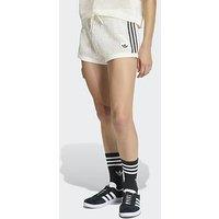 Adidas Originals Women'S Knitted Crochet Shorts - White