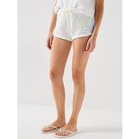 Adidas Originals Women'S Crochet Shorts - White/Blue