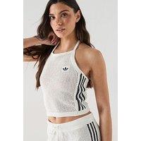 Adidas Originals Women'S Knitted Crochet Top - White