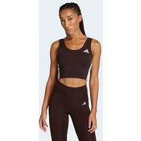 Adidas Women'S Training Workout Essentials Tank - Brown
