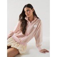 Adidas Originals Women'S Knit Fire Bird Tracksuit Top - Pink