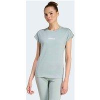 Adidas Sportswear Women'S Essentials Linear Cotton T-Shirt - Green