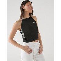 Adidas Originals Women'S Knitted Crochet Top - Black