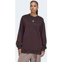 Adidas Originals Women'S Essentials Sweatshirt - Brown