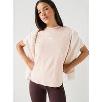 Adidas Sportswear Women'S Essentials Small Logo Cotton T-Shirt - Pink