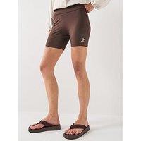 Adidas Originals Women'S Essentials Short Shorts - Brown