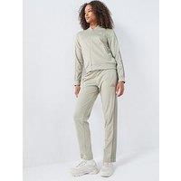 Adidas Sportswear Women'S Essentials 3-Stripes Tracksuit - Sage