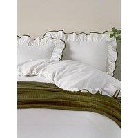 Wylder Blousey Pillow Case Pairs Olive