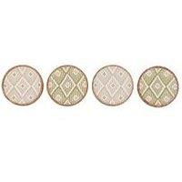 Gallery Direct Set Of 4 Mango Wood Coaster