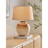 The Very Collection Brown Swirl Table Lamp