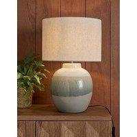 The Very Collection Grey Reactive Glaze Table Lamp