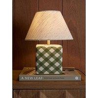 The Very Collection Gingham Cube Table Lamp