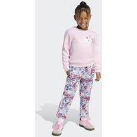 Adidas Originals Kids Girl'S X Liberty London Crew Set - Pink