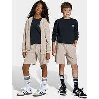 Adidas Originals Junior Unisex Regular Waffle Shorts - Beige