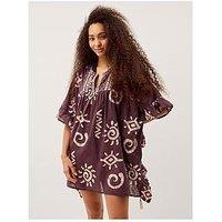 Monsoon Mafalda Batik Kaftan