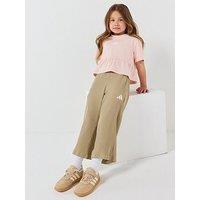 Adidas Sportswear Kids Girls Seasonals Sweat Ruffles Set Little Girls - Pink