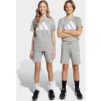 Adidas Sportswear Junior Unisex Essentials Shorts - Grey