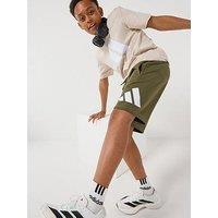 Adidas Sportswear Junior Unisex Essentials T-Shirt And Shorts Set - Beige