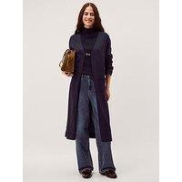 Monsoon Leah Longline Cardigan - Blue
