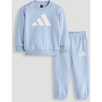 Adidas Sportswear Infant Unisex Essentials Jogger Set - Blue