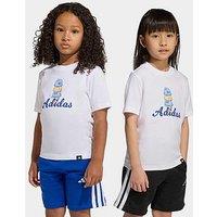 Adidas Sportswear Kids Unisex Food Pack Graphic T-Shirt - White