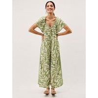 Monsoon Lillie Jumpsuit - Green