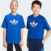 Adidas Originals Junior Trefoil Logo T-Shirt - Blue