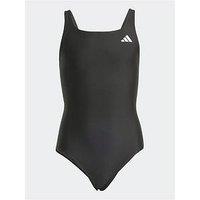 Adidas Girls Essentials V Back Swimsuit - Black