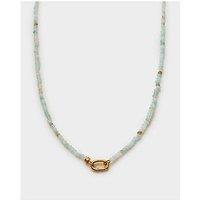Katie Loxton Amazonite Necklace , Gold Coated , 42Cm