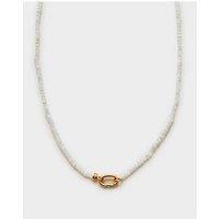 Katie Loxton Moonstone Necklace , Gold Coated , 42Cm