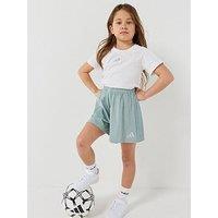 Adidas Sportswear Kids Girls Seasonals Glam Short Set - White