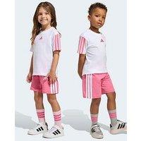 Adidas Sportswear Kids Unisex Essentials T-Shirt & Shorts Set - White