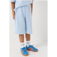Adidas Originals Kids Unisex Loose Waffle Short T-Shirt Set - Blue