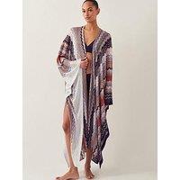 Monsoon Ava Zigzag Stripe Coverup