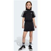 Adidas Originals Kids Girl'S Firebird Dress - Black/White